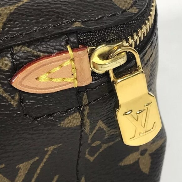 LOUIS VUITTON M43688 Monogram Cube-De-Langemont PM Makeup pouch Cosmetics Pouc - Picture 10 of 12